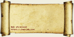 Hana Josipović vizit kartica